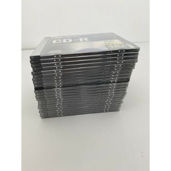 Memorex CD-R 23-Pack 48x 700 MB 80 min New Sealed Blank Media CDs &.Cases - Picture 2 of 2